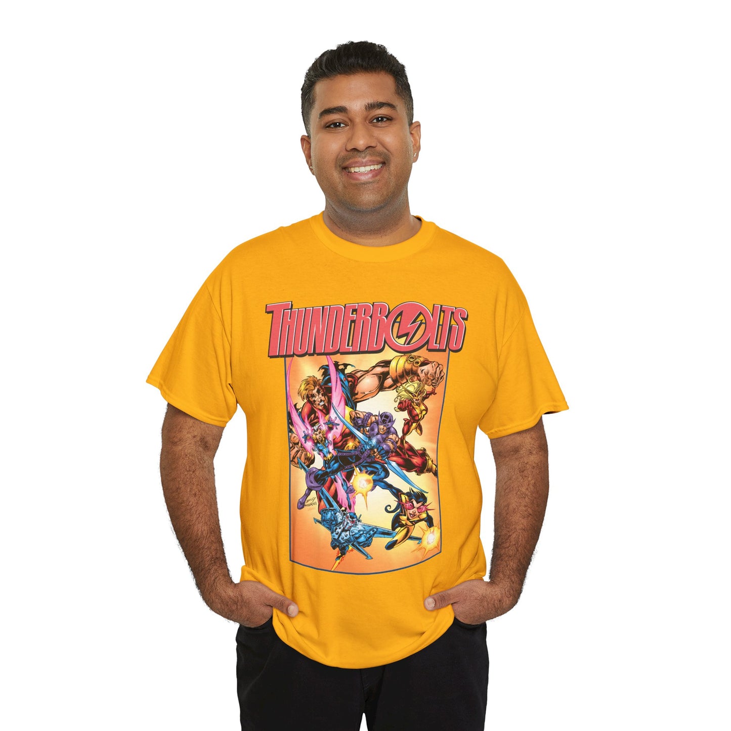 Thunderbolts T-Shirt - Mark Bagley Art - Hawkeye, Songbird - Marvel Comics - Avengers Connection