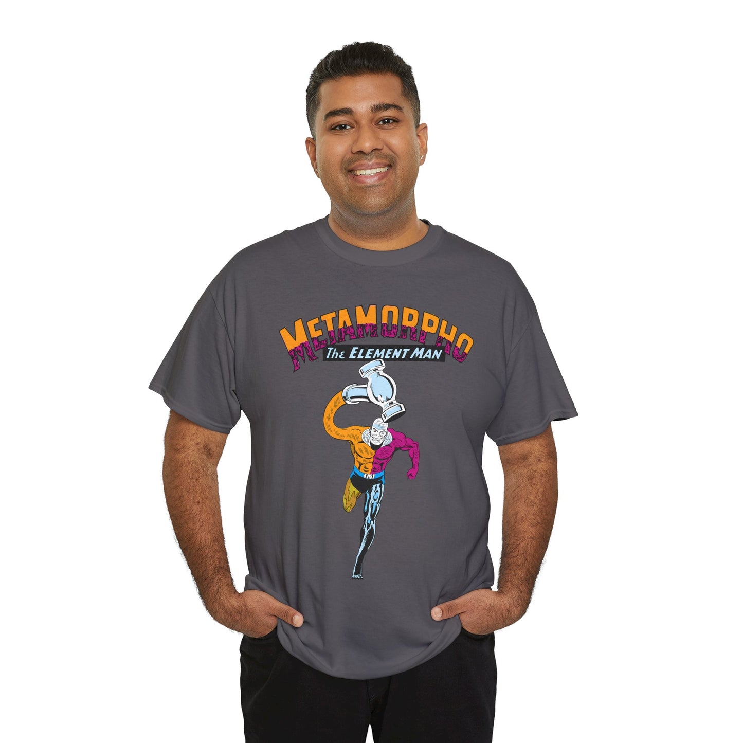 Metamorpho T-Shirt - Jim Aparo Art - DC Comics - Outsiders Team Member - New Superman Movie