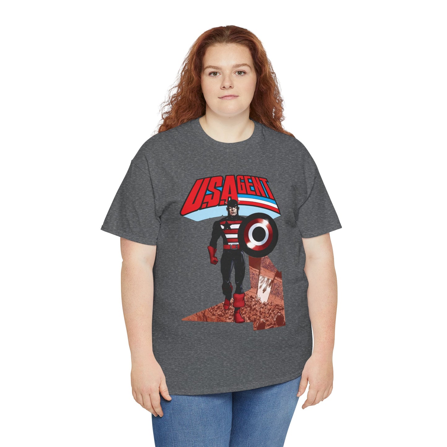 US Agent T-Shirt - Phil Jimenez Art - John Walker - Captain America Character - Marvel Comics