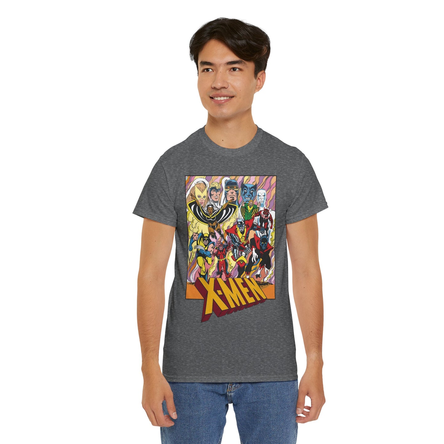 Uncanny X-Men T-Shirt - Dave Cockrum Art - Cyclops, Nightcrawler, Storm, Wolverine, Thunderbird - Marvel Comics