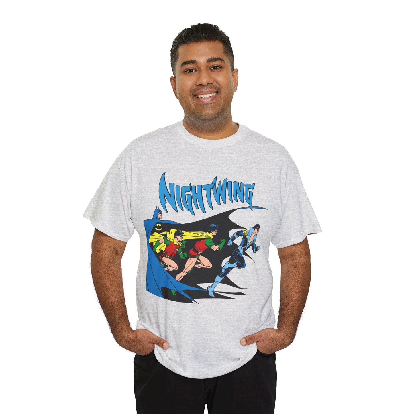 Nightwing T-Shirt - George Perez Art - Batman, Bruce Wayne, Robin, Dick Grayson - New Teen Titans Leader - DC Comics