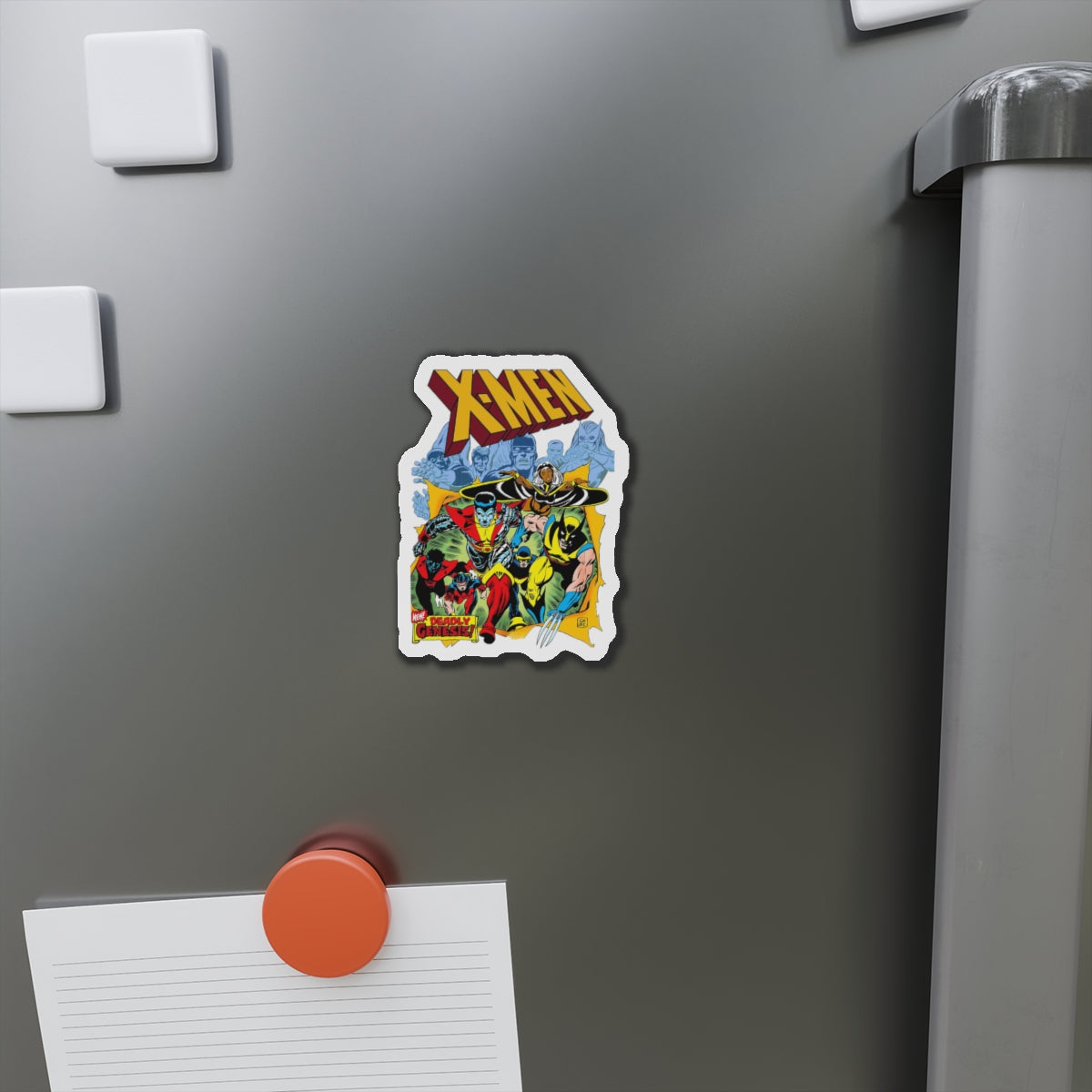 Giant-Size X-Men Die-Cut Magnet - Wolverine, Storm, Cyclops, Thunderbird, Nightcrawler, Colossus - Marvel Comics - 3", 4", 5", 6"