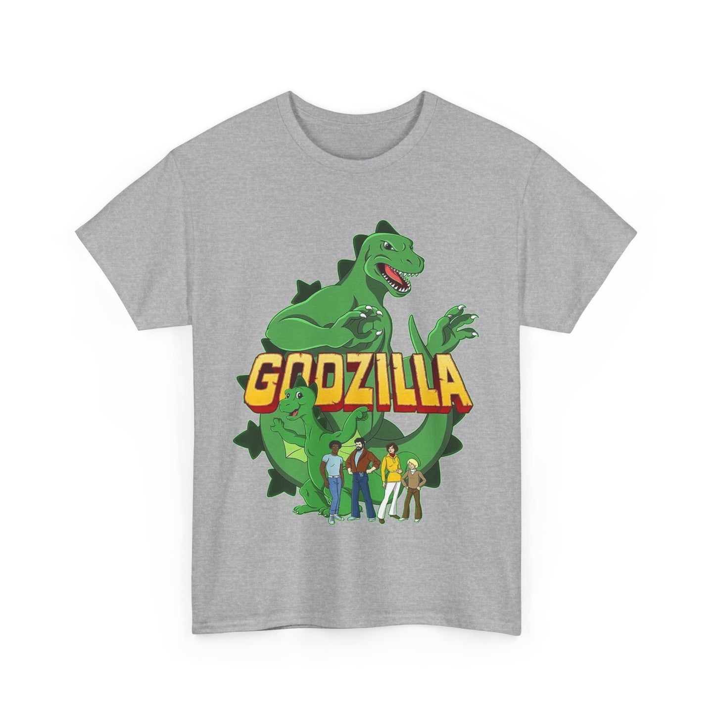 Godzilla T-Shirt - Popular 1970s Hanna-Barbera Cartoon - Godzooky - Retro 70s Animation - Toho - King of the Monsters