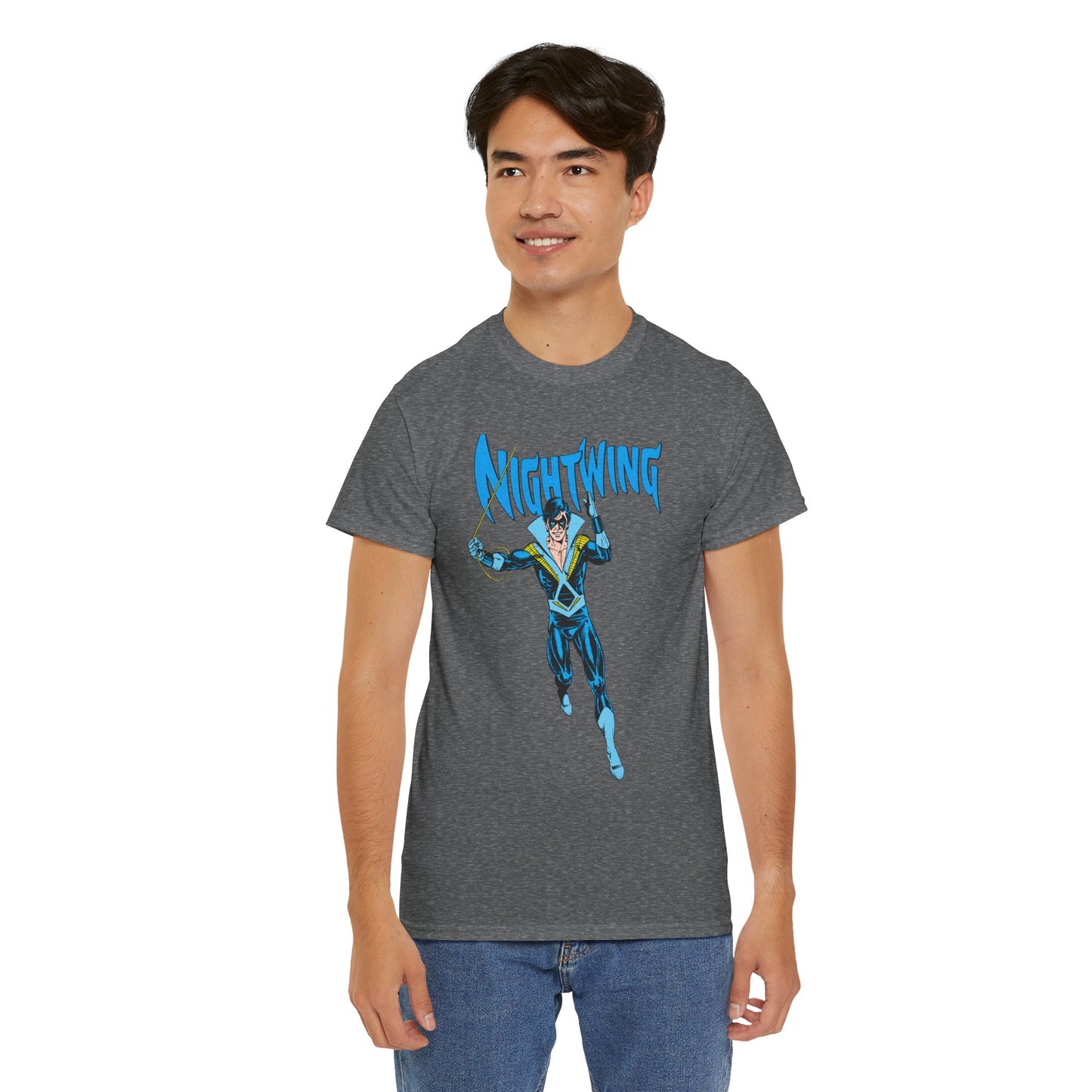 Nightwing T-Shirt - George Perez Art - New Teen Titans, Dick Grayson - DC Comics - Batman's Former Sidekick, Titans Leader