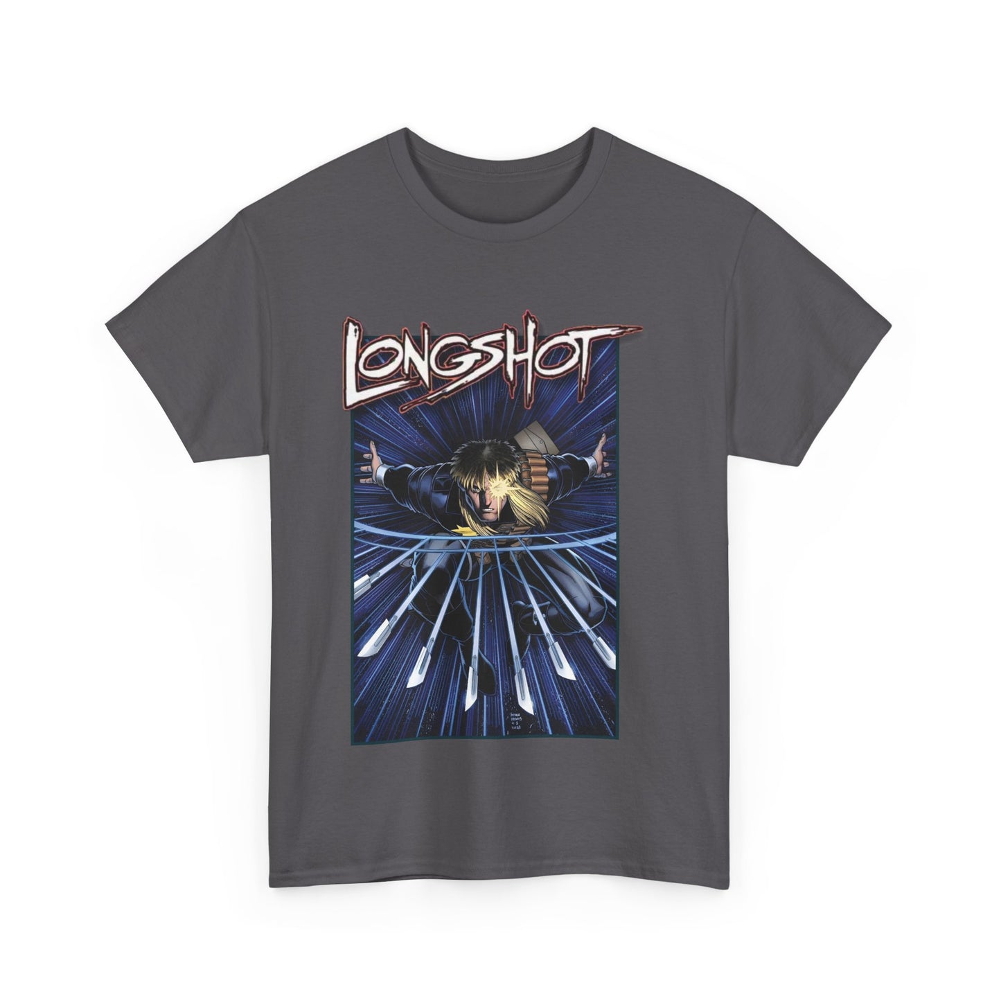 Longshot T-Shirt - Arthur Adams Art - Marvel Comics - Uncanny X-Men - Mojoverse Mutant - Popular 1980s Character