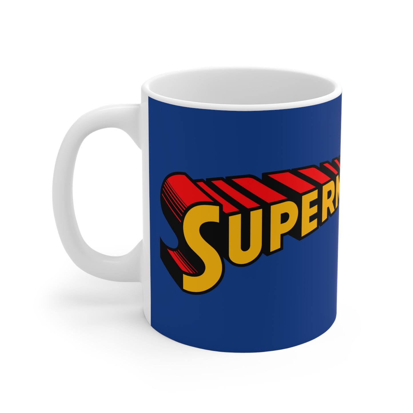 Superman & Krypto Coffee Mug 11oz - Man of Steel, Metropolis, Smallville - DC Comics - New 2025 Movie