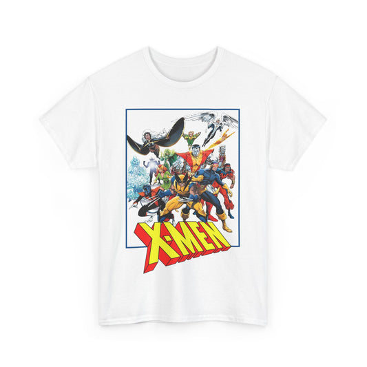 X-Men T-Shirt - Classic Arthur Adams Art - Marvel Comics - Wolverine, Colossus, Storm, Cyclops, Nightcrawler, Iceman