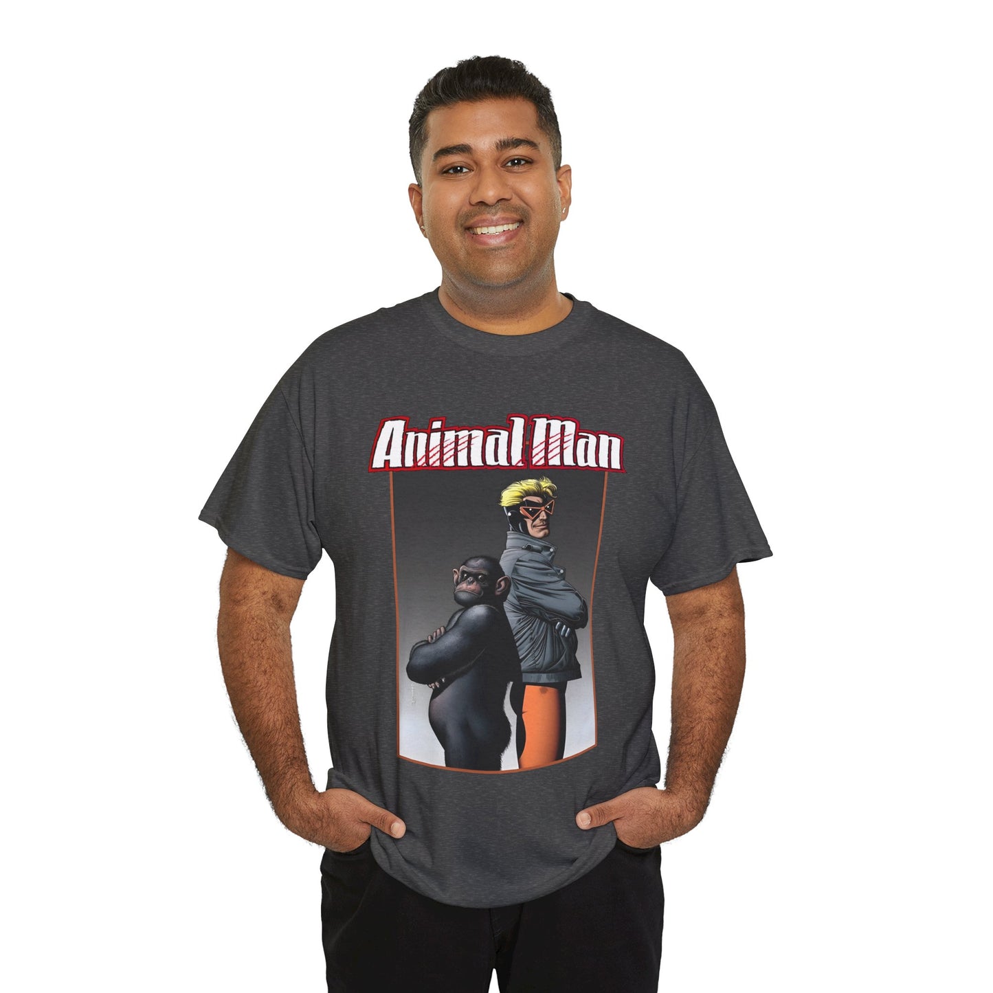 Animal Man T-Shirt - Brian Bolland Art - Buddy Baker - Grant Morrison Series - Vertigo Comics/DC Comics