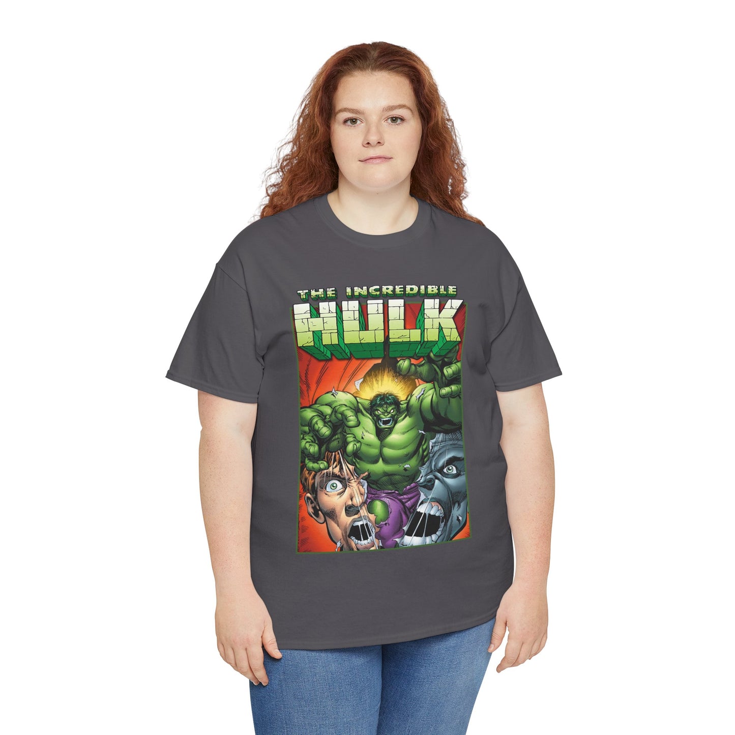 Incredible Hulk T-Shirt - Dale Keown Art - Bruce Banner Psyche - Peter David Story - 1990s Art - Marvel Comics