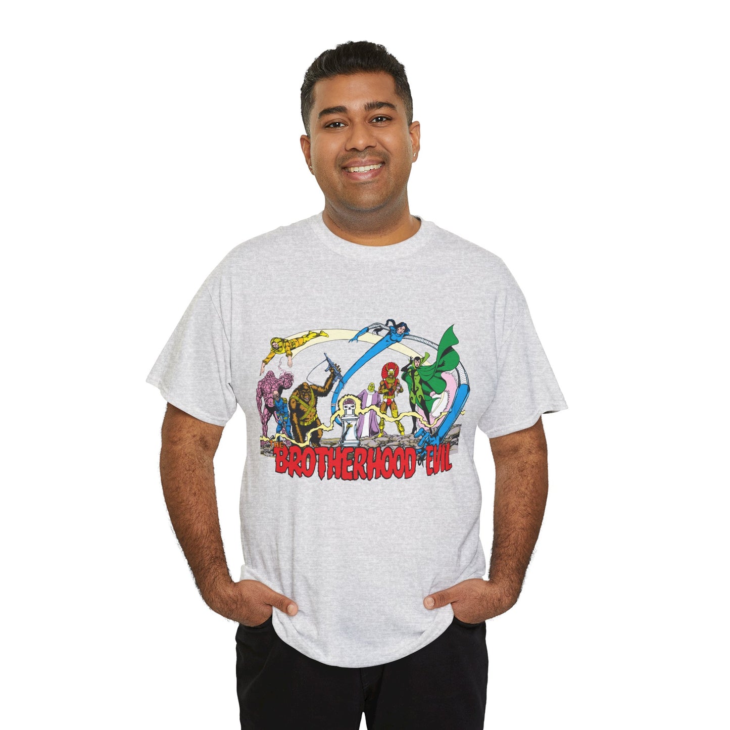 Brotherhood of Evil T-Shirt - George Perez Art - New Teen Titans, Doom Patrol - DC Comics - Madame Rouge, Phobia