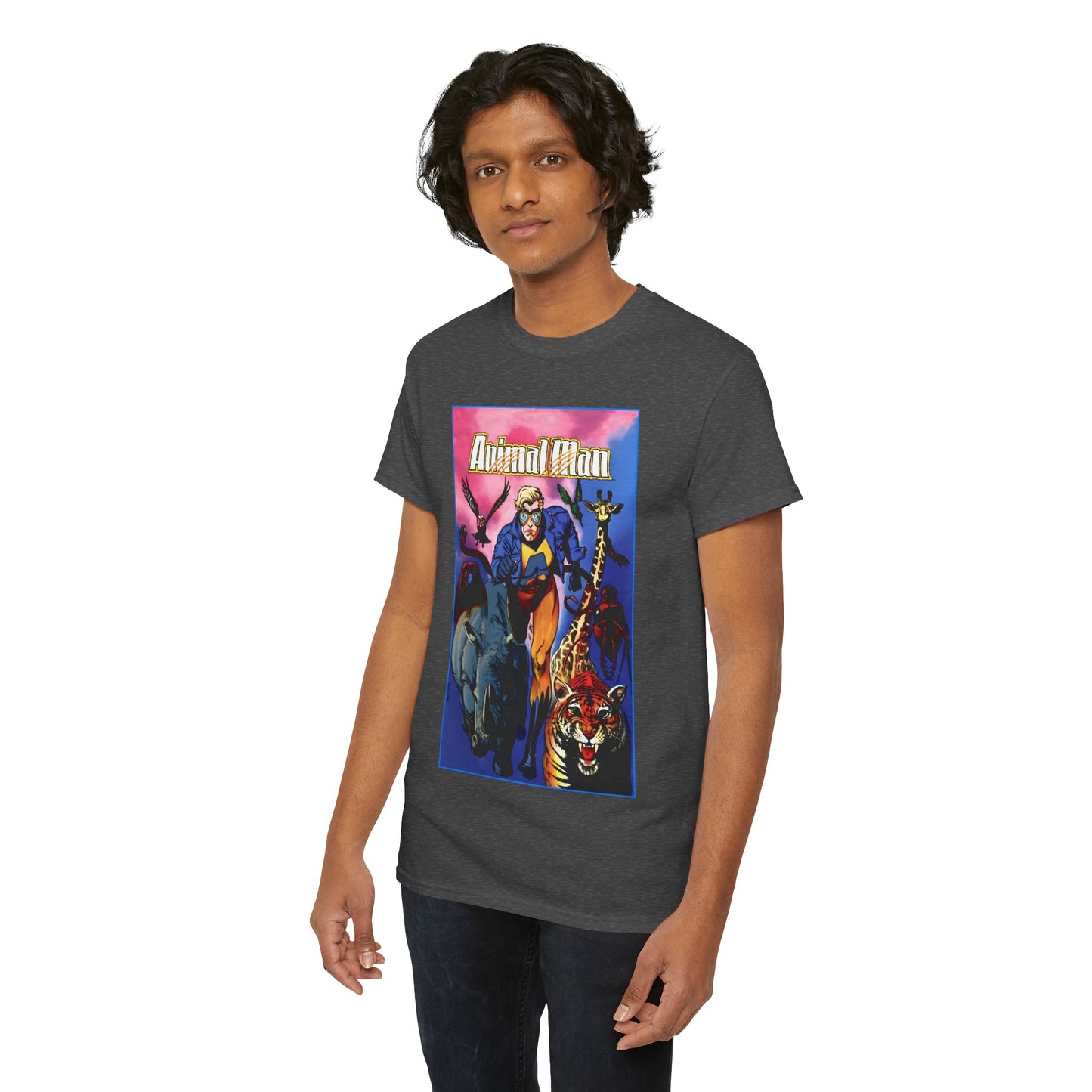Animal Man T-Shirt - Brian Bolland Art - #1 Cover Art - Buddy Baker - DC Comics, Vertigo Comics