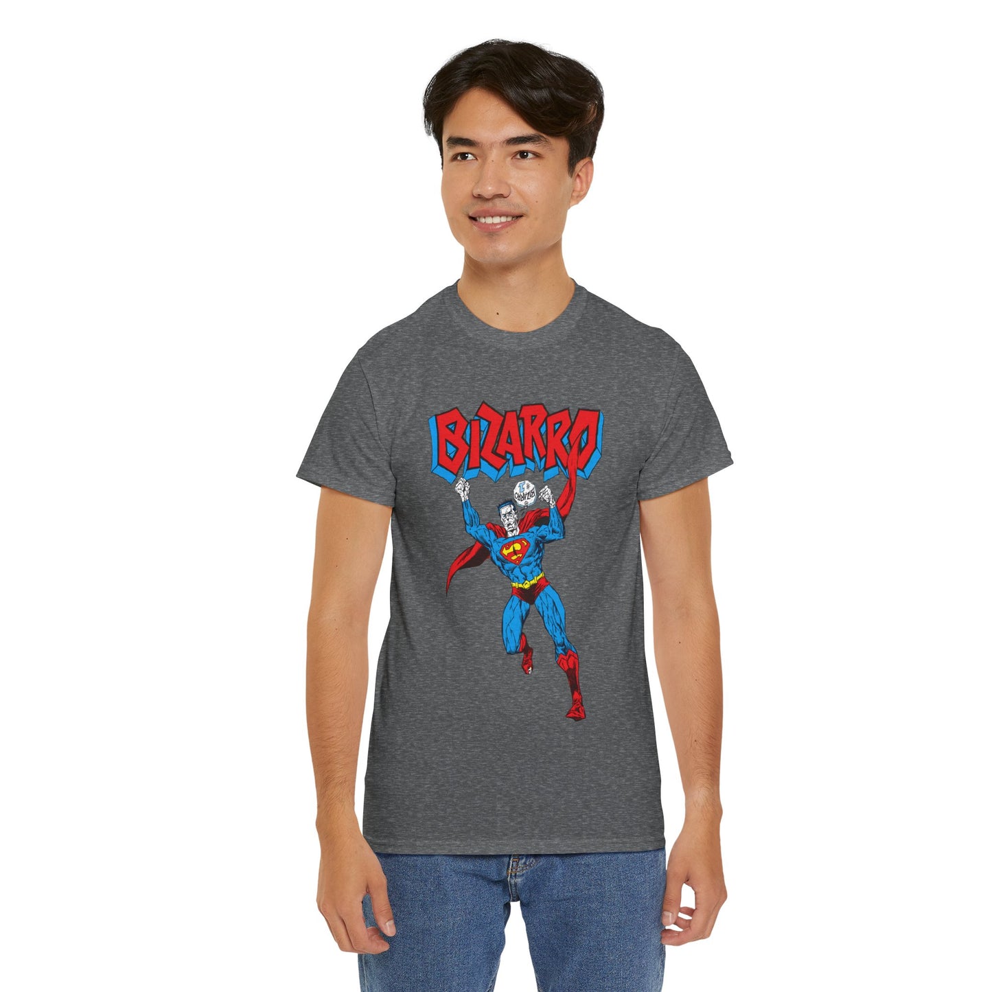 Bizarro T-Shirt - Superman Villain - DC Comics - Bizarro World - Who's Who Art - Silver Age Favourite