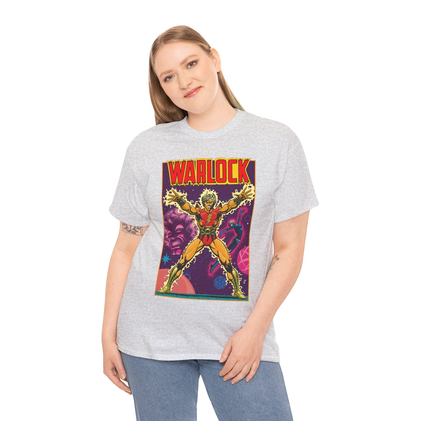 Adam Warlock T-Shirt - Jim Starlin Cover Art - Strange Tales #178 - Popular Marvel Comics Series - Cosmic Heroes
