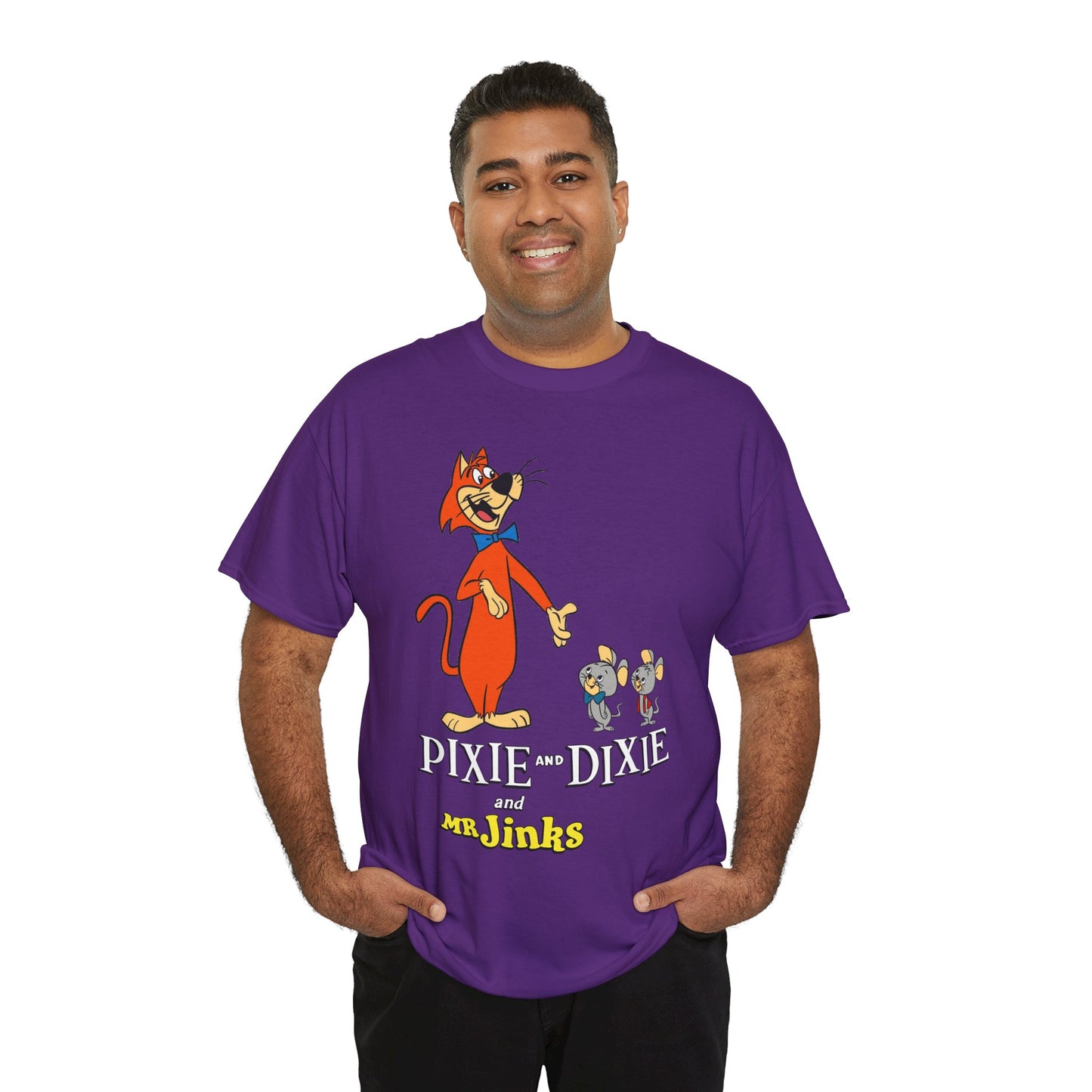 Pixie & Dixie & Mr Jinks T-Shirt - Classic Hanna-Barbera Saturday Morning Cartoon - I Hate Meeces to Pieces!