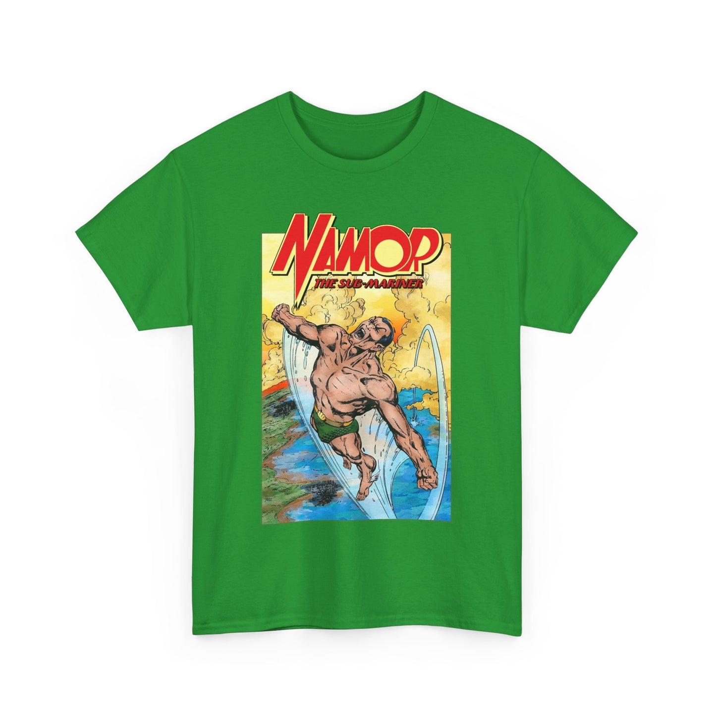 Namor T-Shirt - John Byrne Art - The Sub-Mariner - Marvel Comics 1980s Series - King of Atlantis