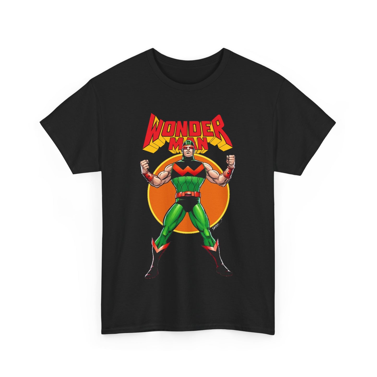 Wonder Man T-Shirt - Classic George Perez Art - Simon Williams, Avengers Member - Popular Marvel Comics Character