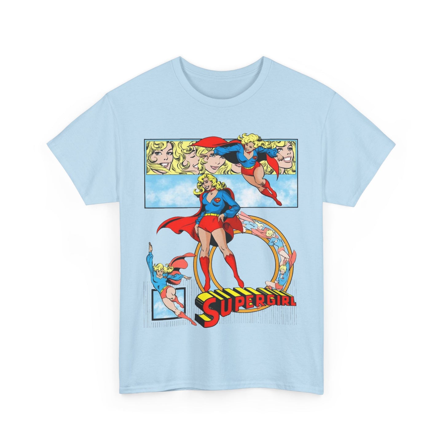Supergirl T-Shirt - Krypton, Superman, Kara, Kandor - DC Comics - 1980s Art - Style Guide - Superman's Cousin