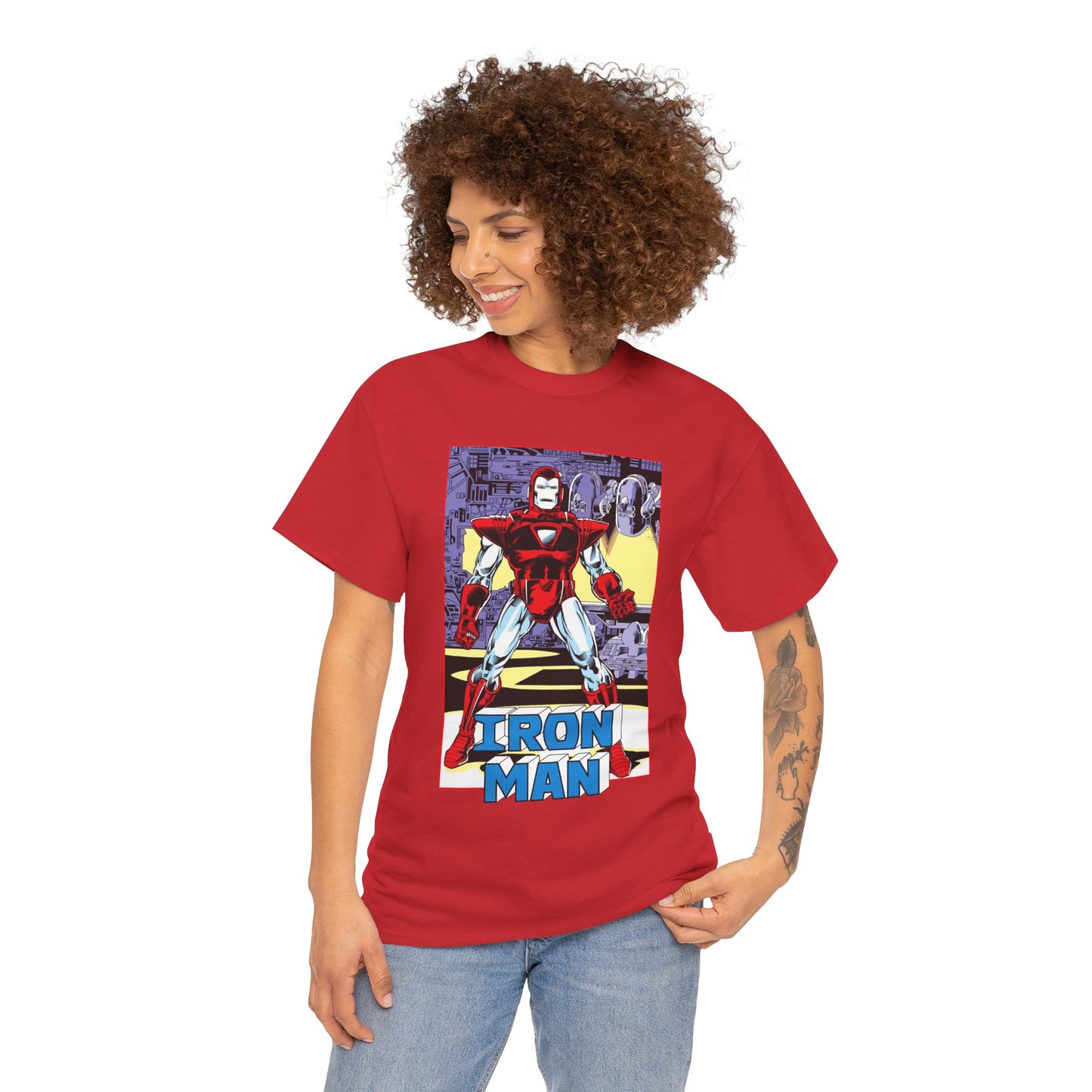 Iron Man T-Shirt - Tony Stark, Stark Industries - Silver Centurion Armor - Marvel Comics