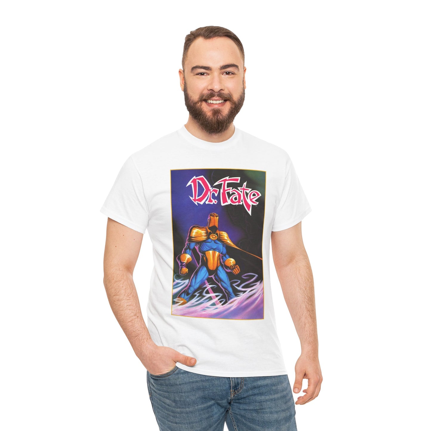 Dr Fate T-Shirt - Shawn McManus Art - Kent Nelson, Nabu - JSA, JLI Member - Lords of Order - DC Comics