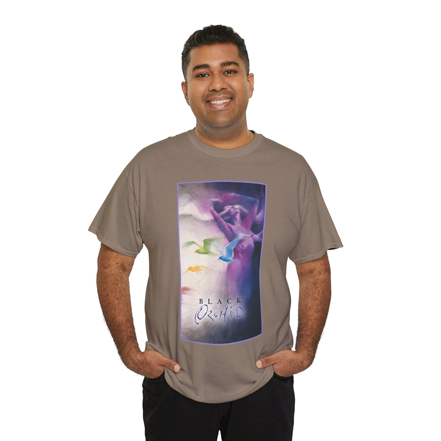 Black Orchid T-Shirt - Dave McKean Art - Susan Linden-Thorne - Neil Gaiman Story - DC Comics, Vertigo Comics