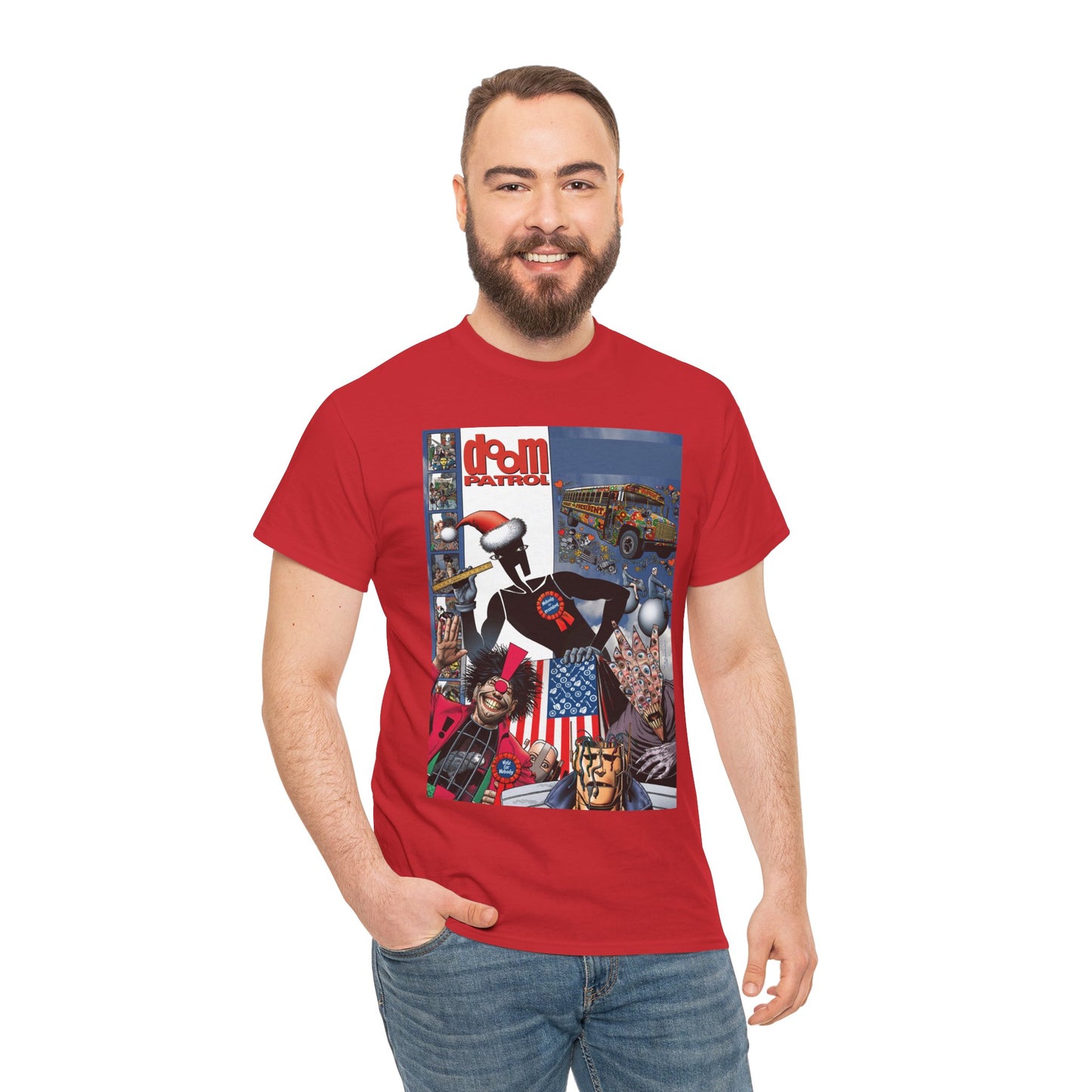 Doom Patrol T-Shirt - Brian Bolland Art - Mr Nobody For President - DC Comics/Vertigo Cover Artwork