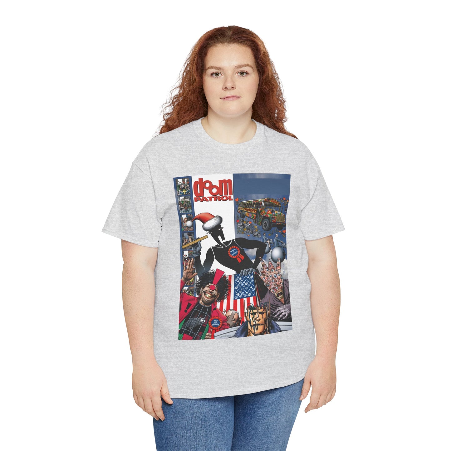 Doom Patrol T-Shirt - Brian Bolland Art - Mr Nobody For President - DC Comics/Vertigo Cover Artwork