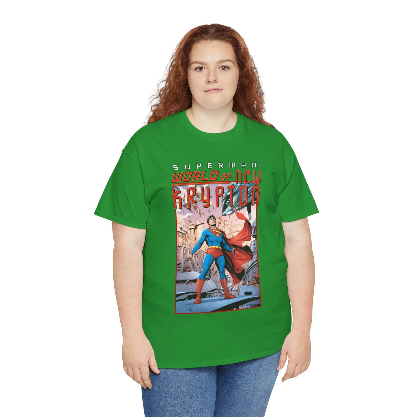 Superman World of New Krypton T-Shirt - Gary Frank Art - Popular DC Comics Storyline - Kal-El