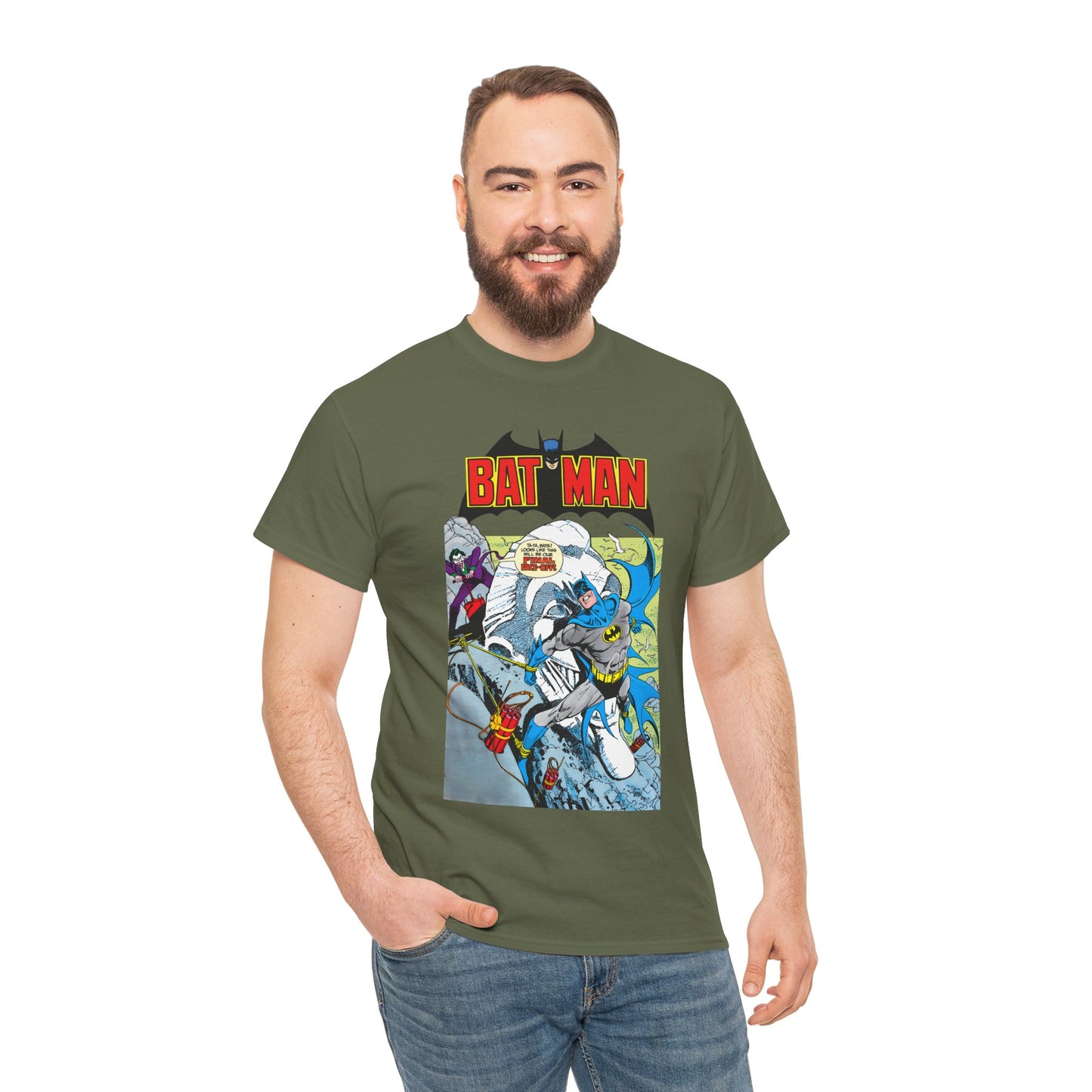 Batman T-Shirt - José Luis García-López Art - Joker - #353 Cover Art - Batman Strapped to Mount Rushmore - Amazing Bronze Age Art