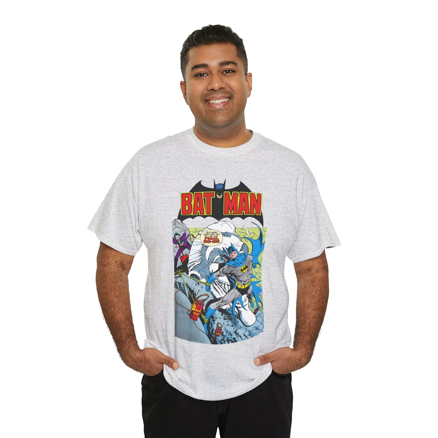 Batman T-Shirt - José Luis García-López Art - Joker - #353 Cover Art - Batman Strapped to Mount Rushmore - Amazing Bronze Age Art