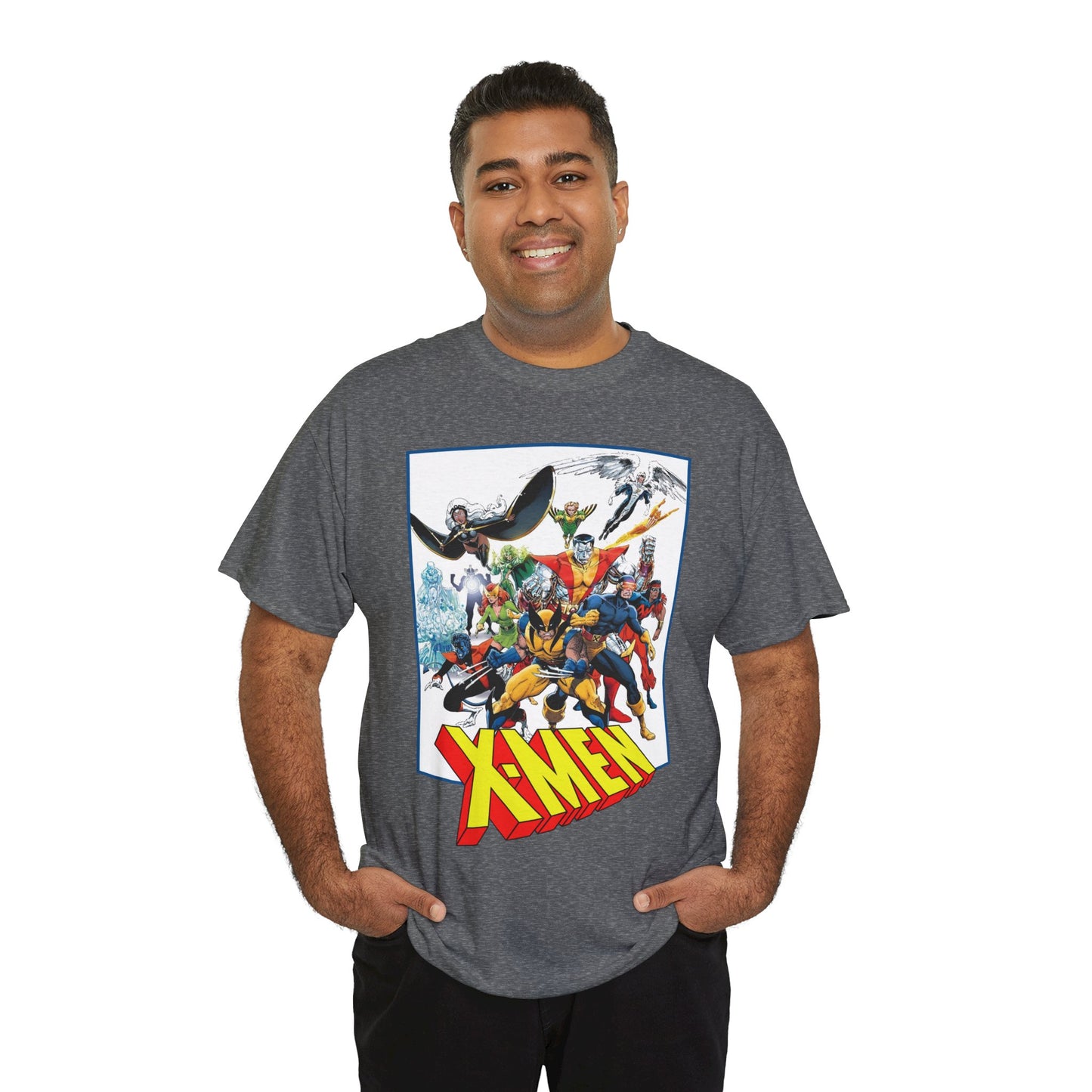 X-Men T-Shirt - Classic Arthur Adams Art - Marvel Comics - Wolverine, Colossus, Storm, Cyclops, Nightcrawler, Iceman