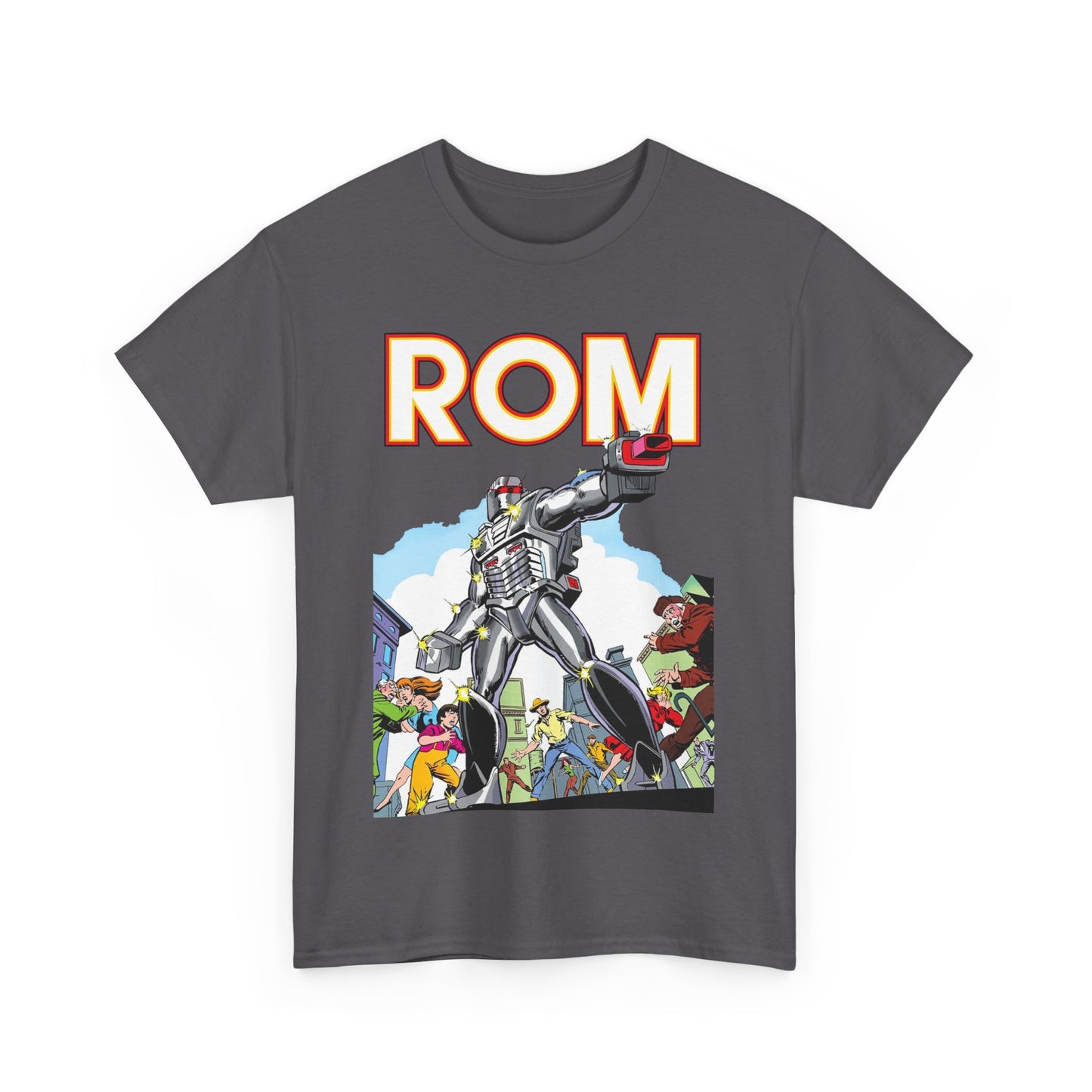Rom: Spaceknight T-Shirt - Marvel Comics Art- Retro Character - Dire Wraiths