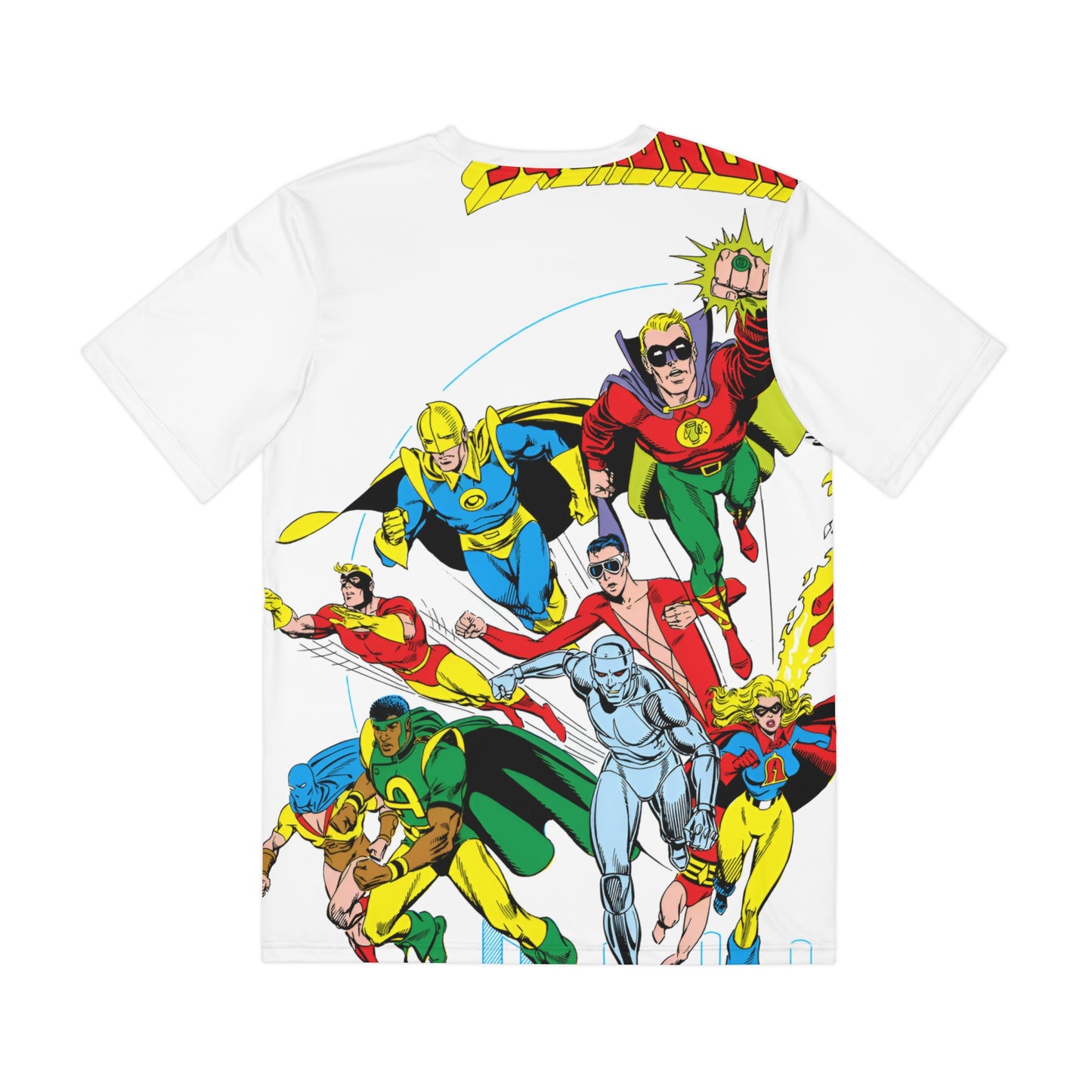 All-Star Squadron All Over Print Tee (Polyester) - Jerry Ordway Art - DC Comics
