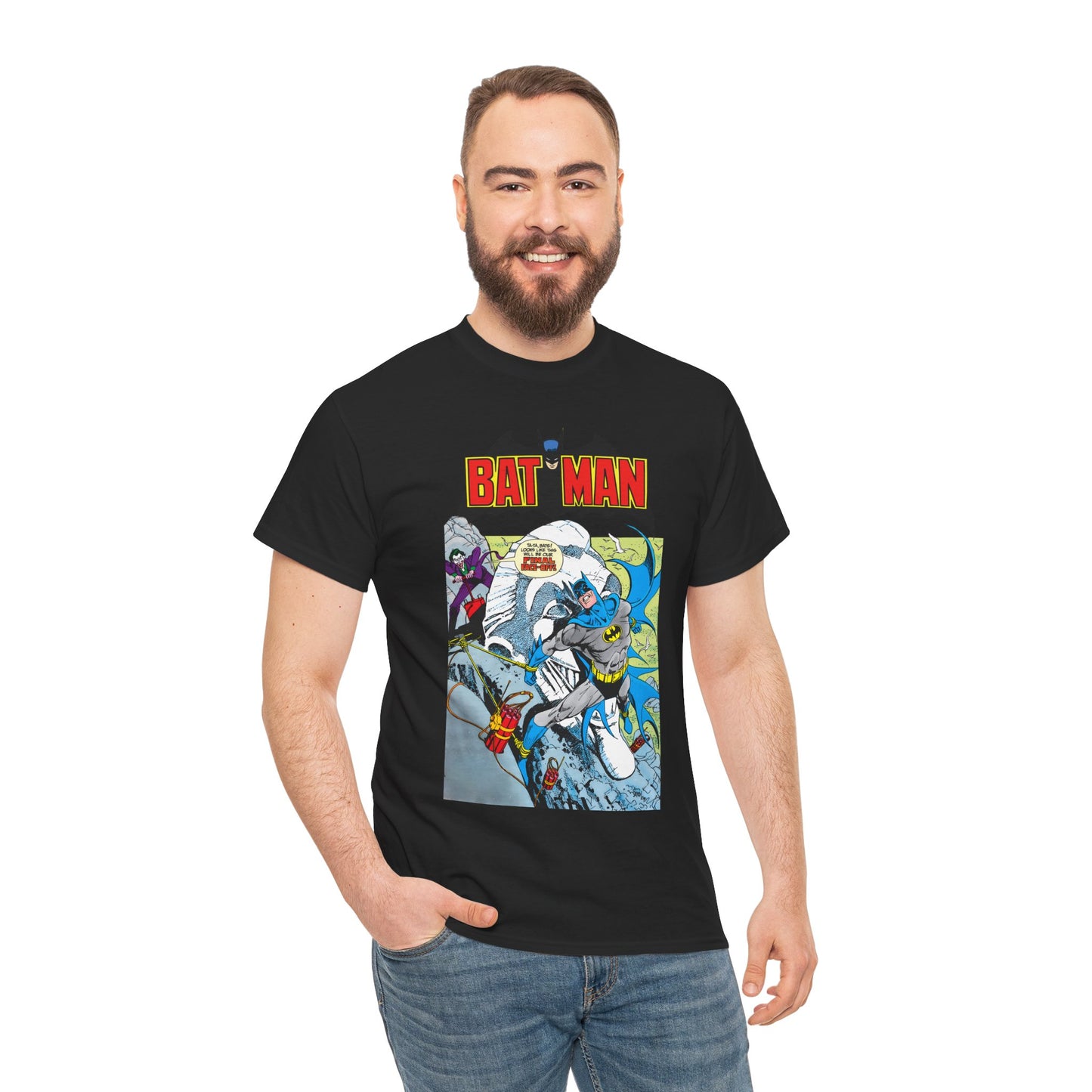 Batman T-Shirt - José Luis García-López Art - Joker - #353 Cover Art - Batman Strapped to Mount Rushmore - Amazing Bronze Age Art