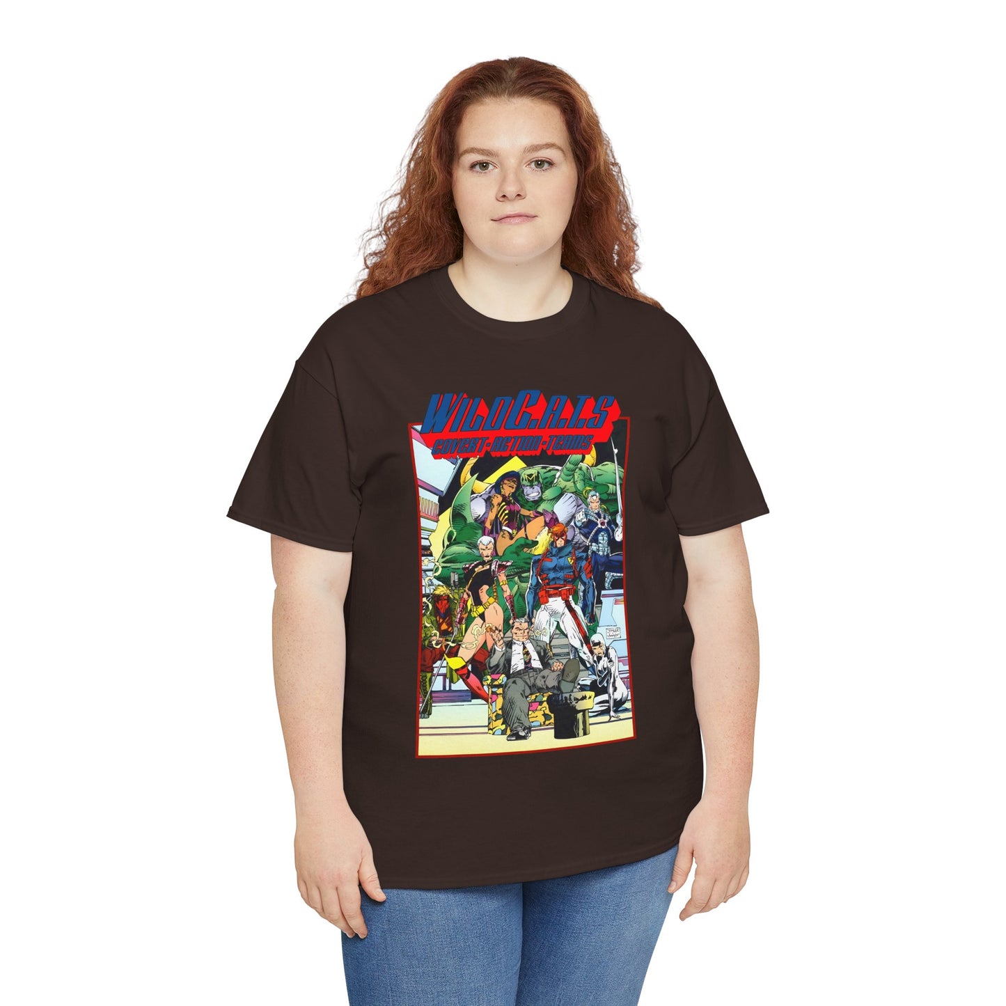 Wildcats Shirt - Jim Lee Art - Warblade, Maul, Voodoo, Grifter, Zealot, Emp, Void - Image Comics/Wildstorm/DC Comics
