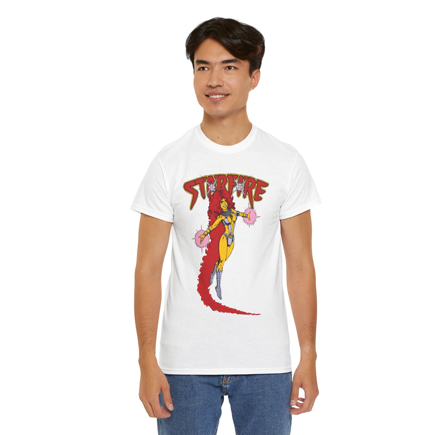 Starfire T-Shirt - George Perez Art - Popular New Teen Titans Character - DC Comics - Tamaran Princess