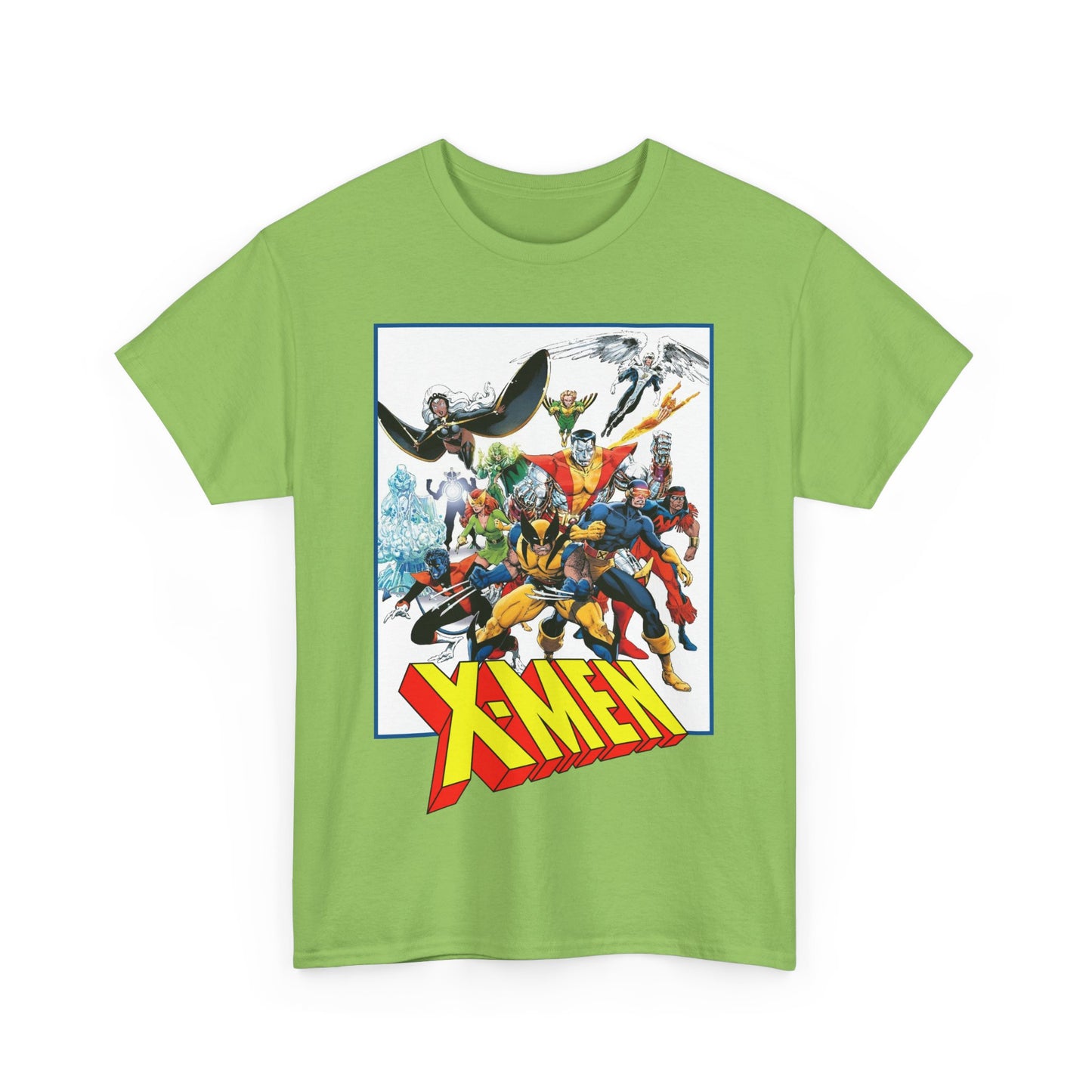 X-Men T-Shirt - Classic Arthur Adams Art - Marvel Comics - Wolverine, Colossus, Storm, Cyclops, Nightcrawler, Iceman