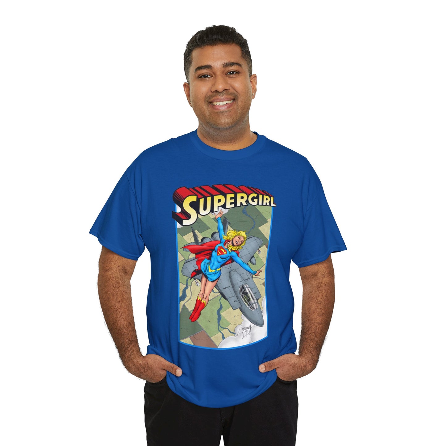 Supergirl T-Shirt - Tom Grummett Art - Kara from Argo City, Superman's Cousin - The Maid of Might - DC Comics