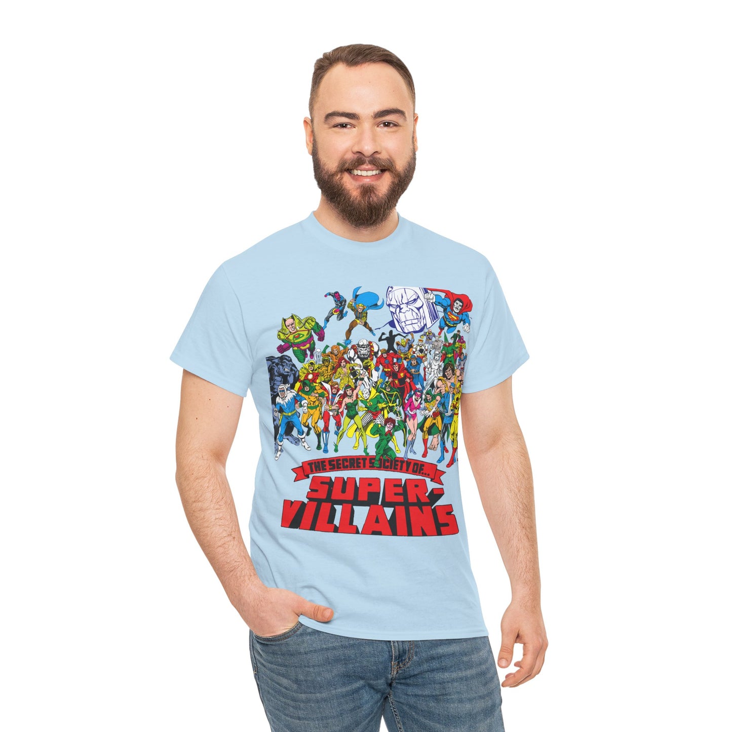 Secret Society of Super-Villains T-Shirt - DC Comics - SSOSV - Luthor, Grodd, Darkseid, Sinestro, Poison Ivy, Mirror Master
