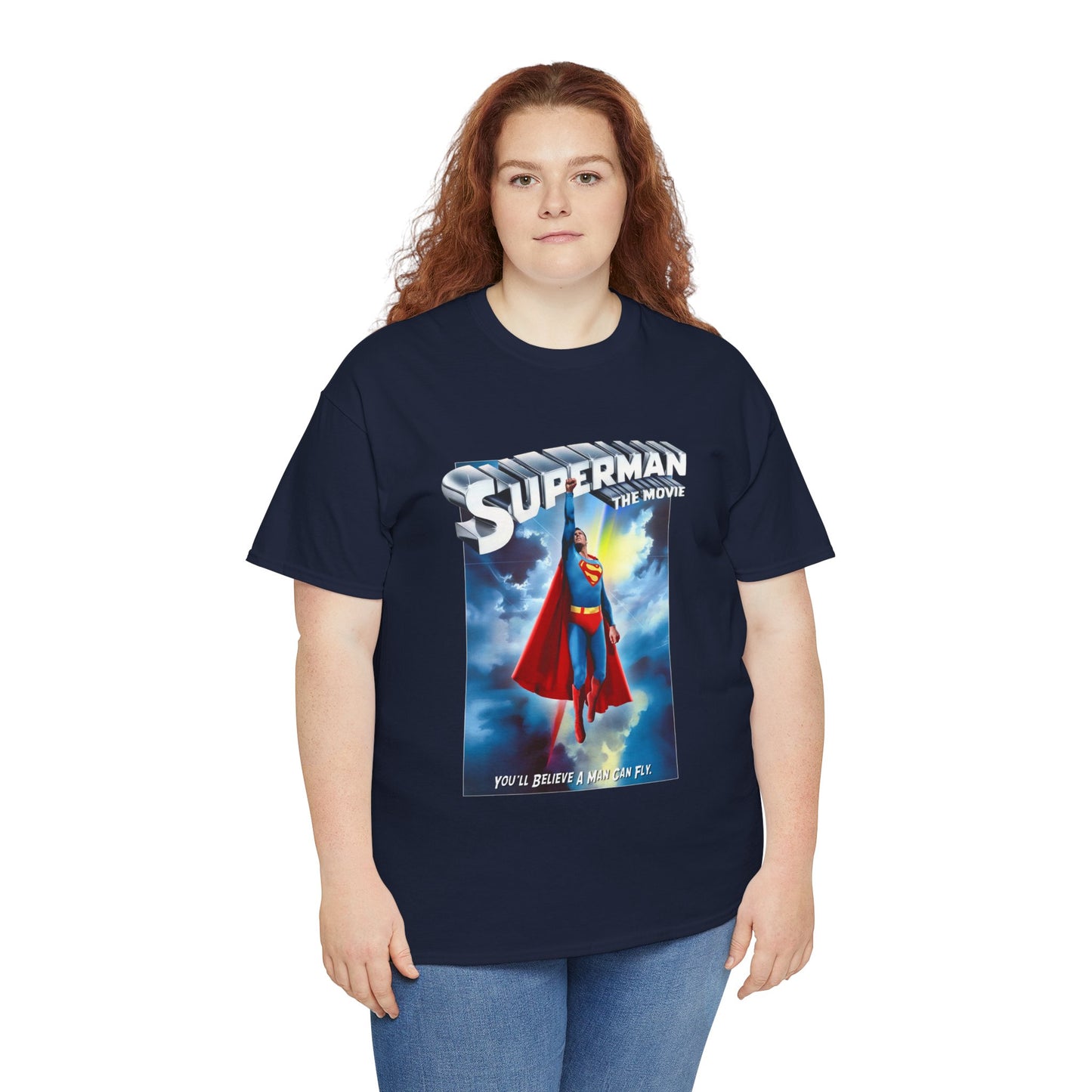Superman The Movie T-Shirt - DC Comics - Man of Steel - Christopher Reeve 1978