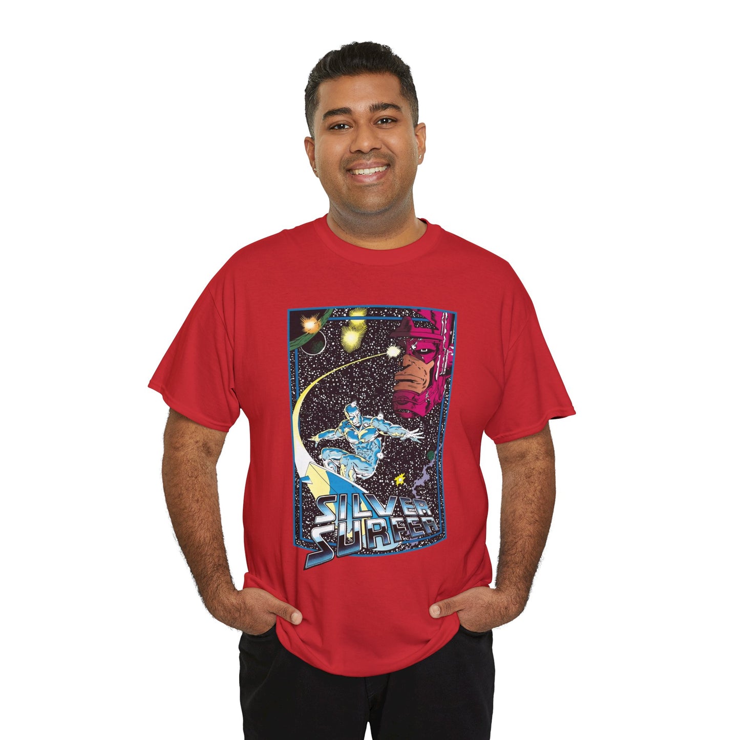 Silver Surfer T-Shirt - Ron Lim Art - Herald of Galactus - Norrin Radd - Popular Marvel Comics Character