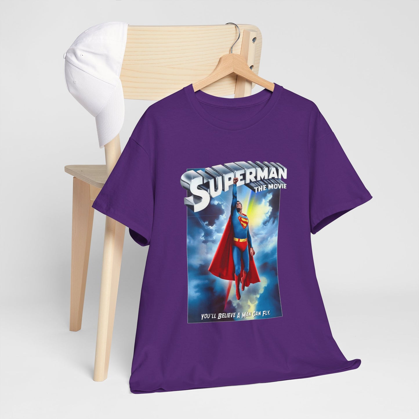 Superman The Movie T-Shirt - DC Comics - Man of Steel - Christopher Reeve 1978