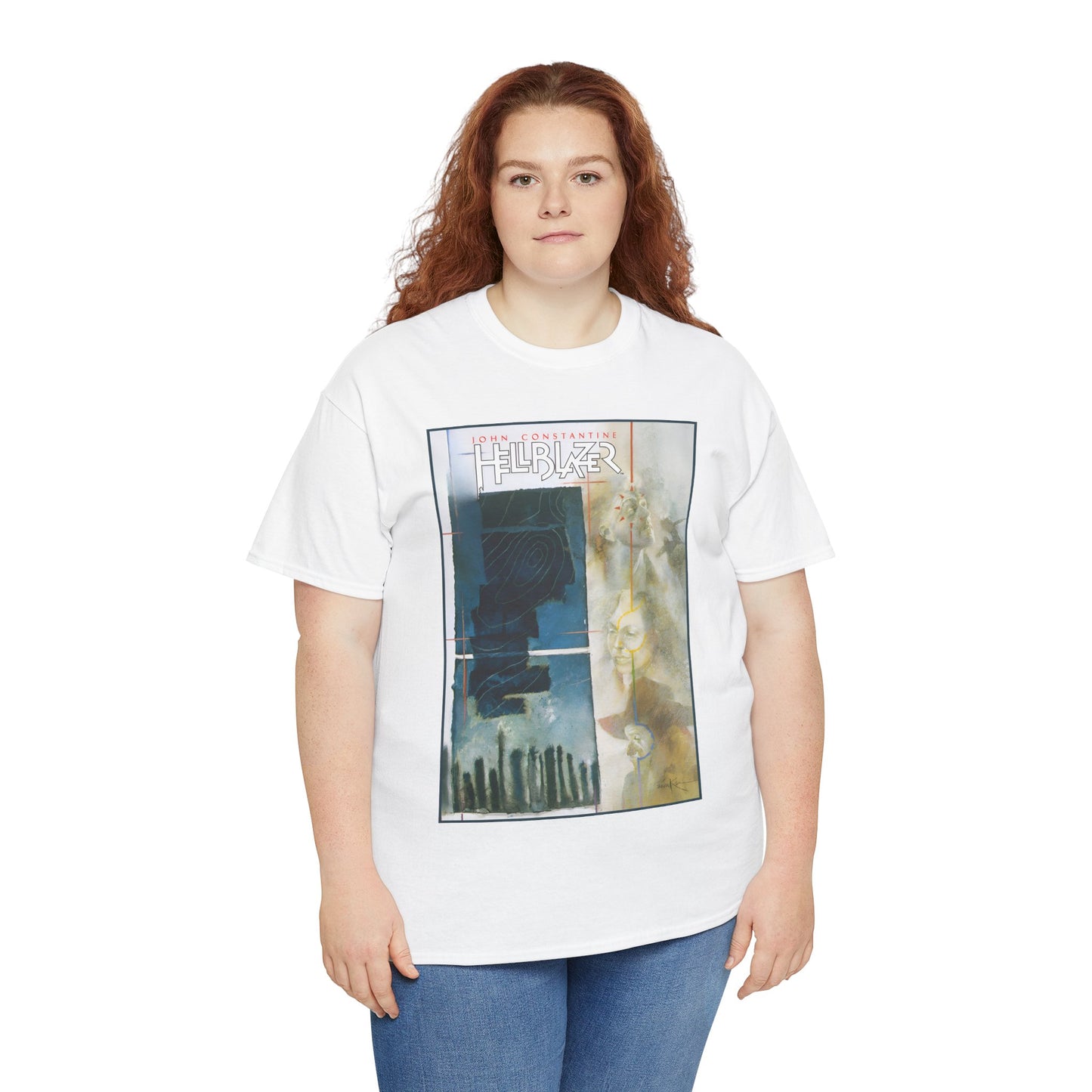 Hellblazer T-Shirt - Dave McKean Art - Vertigo Comics - John Constantine - #14 Cover Art