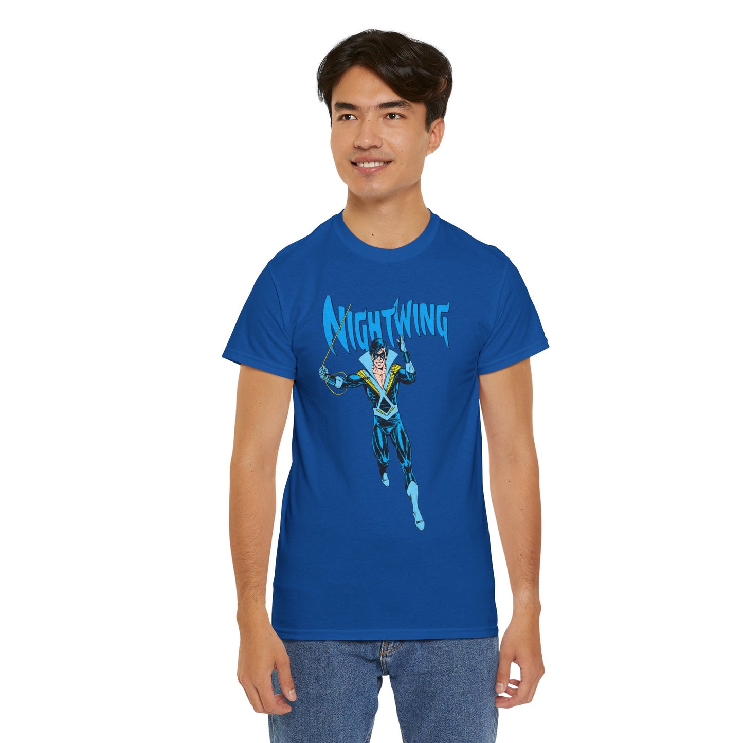 Nightwing T-Shirt - George Perez Art - New Teen Titans, Dick Grayson - DC Comics - Batman's Former Sidekick, Titans Leader