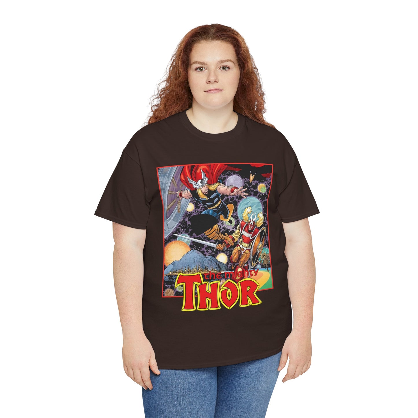 Mighty Thor T-Shirt - Walt Simonson Art - Odin, Asgard - 1980s Series - Marvel Comics