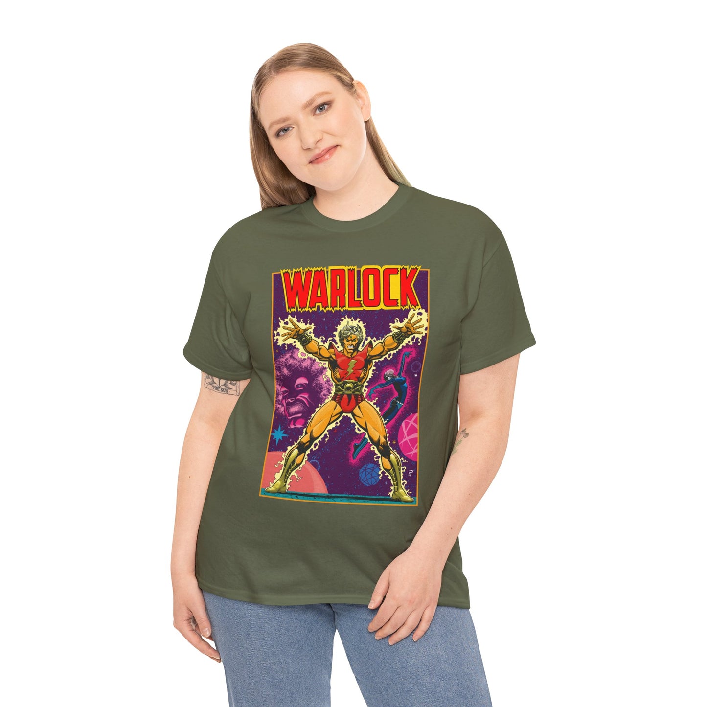 Adam Warlock T-Shirt - Jim Starlin Cover Art - Strange Tales #178 - Popular Marvel Comics Series - Cosmic Heroes