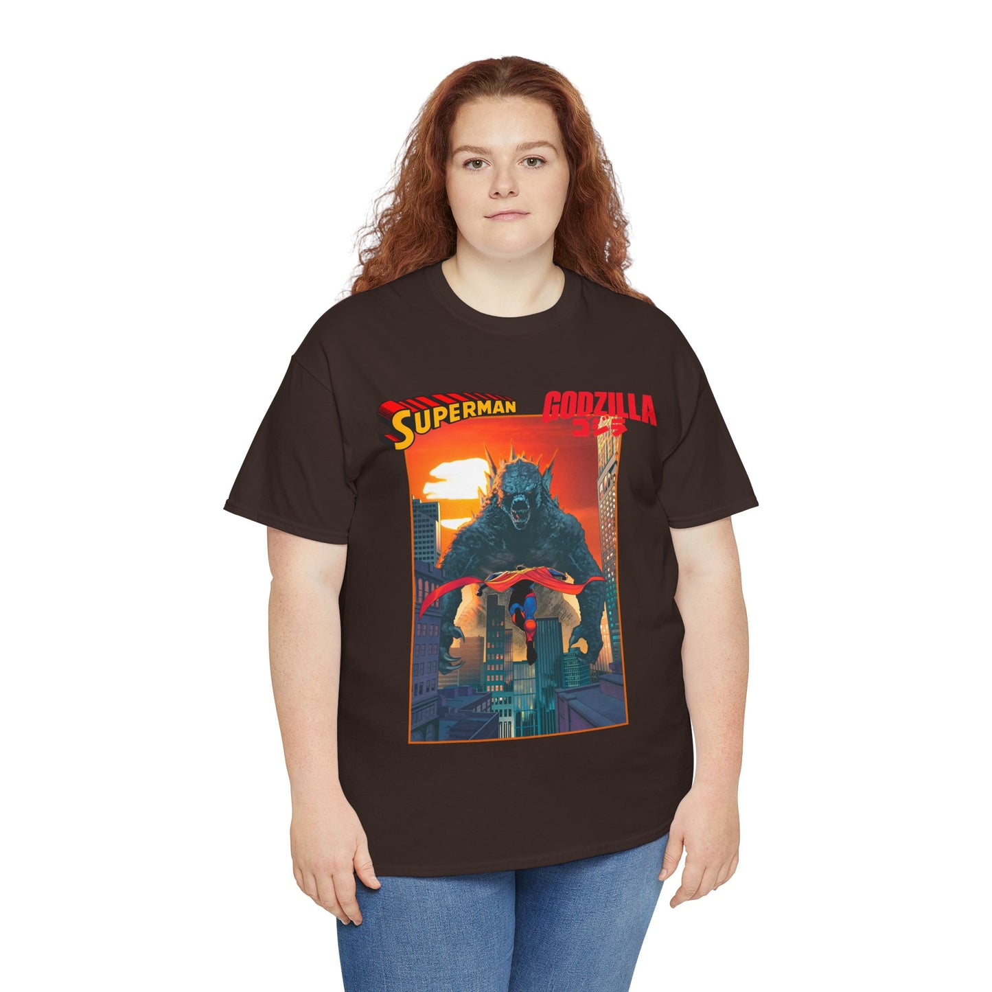 Superman Vs Godzilla T-Shirt - DC Comics - Man of Steel Vs the King of the Monsters