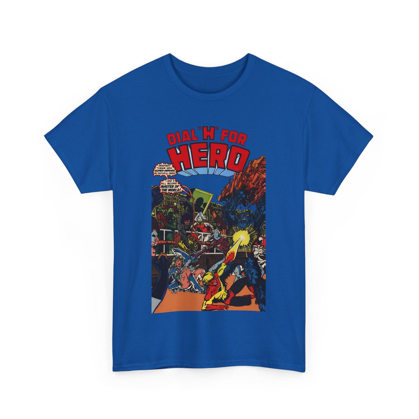 Dial "H" For Hero T-Shirt - George Perez Art - Chris King and Vicki Grant - Adventure Comics Series - DC Comics