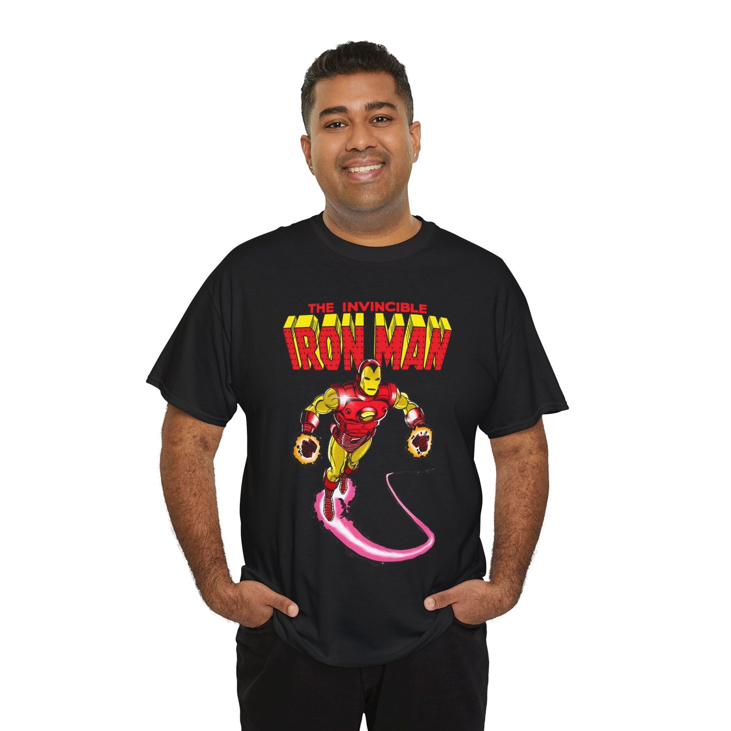 Iron Man T-Shirt - George Perez Art - Tony Stark in his Armor - Avengers Member - MCU - Marvel Comics