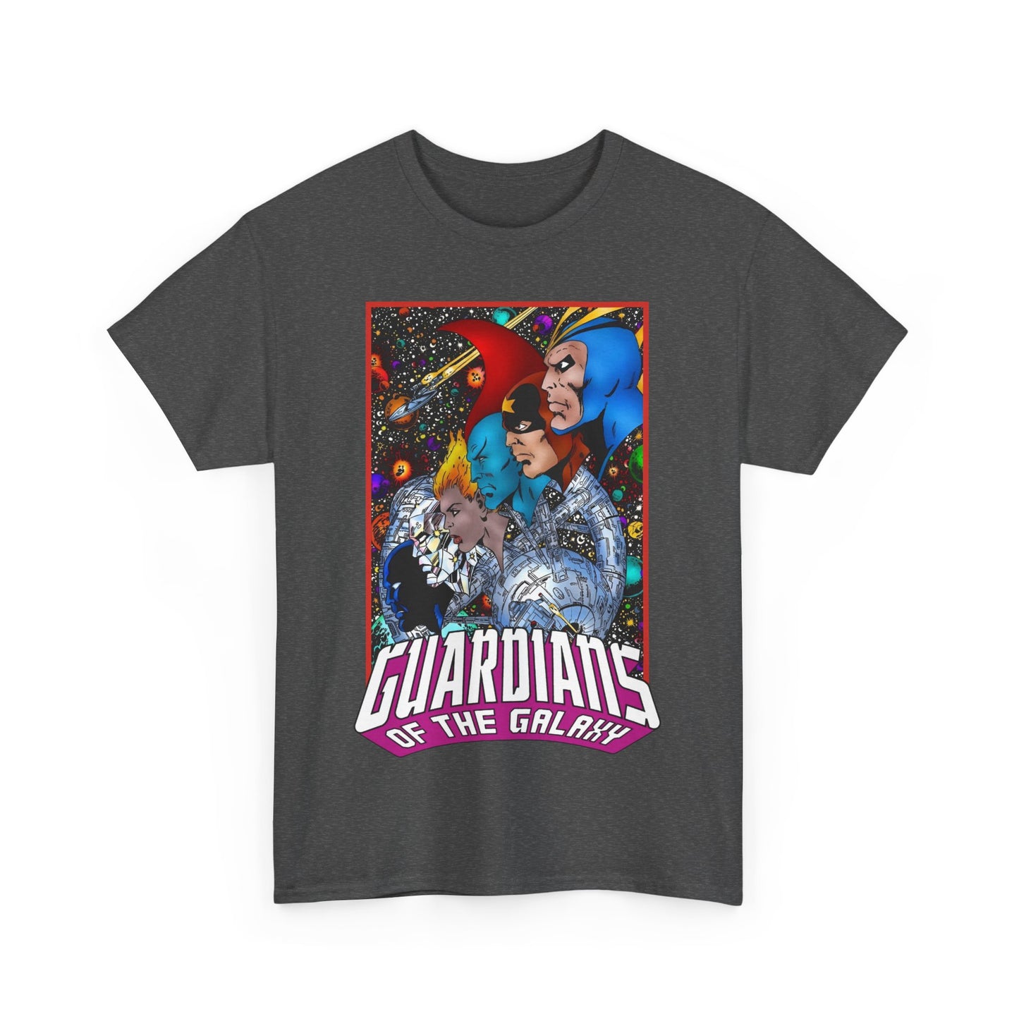 Guardians of the Galaxy T-Shirt - George Perez Art - Starhawk, Yondu, Vance Astro - Marvel Comics