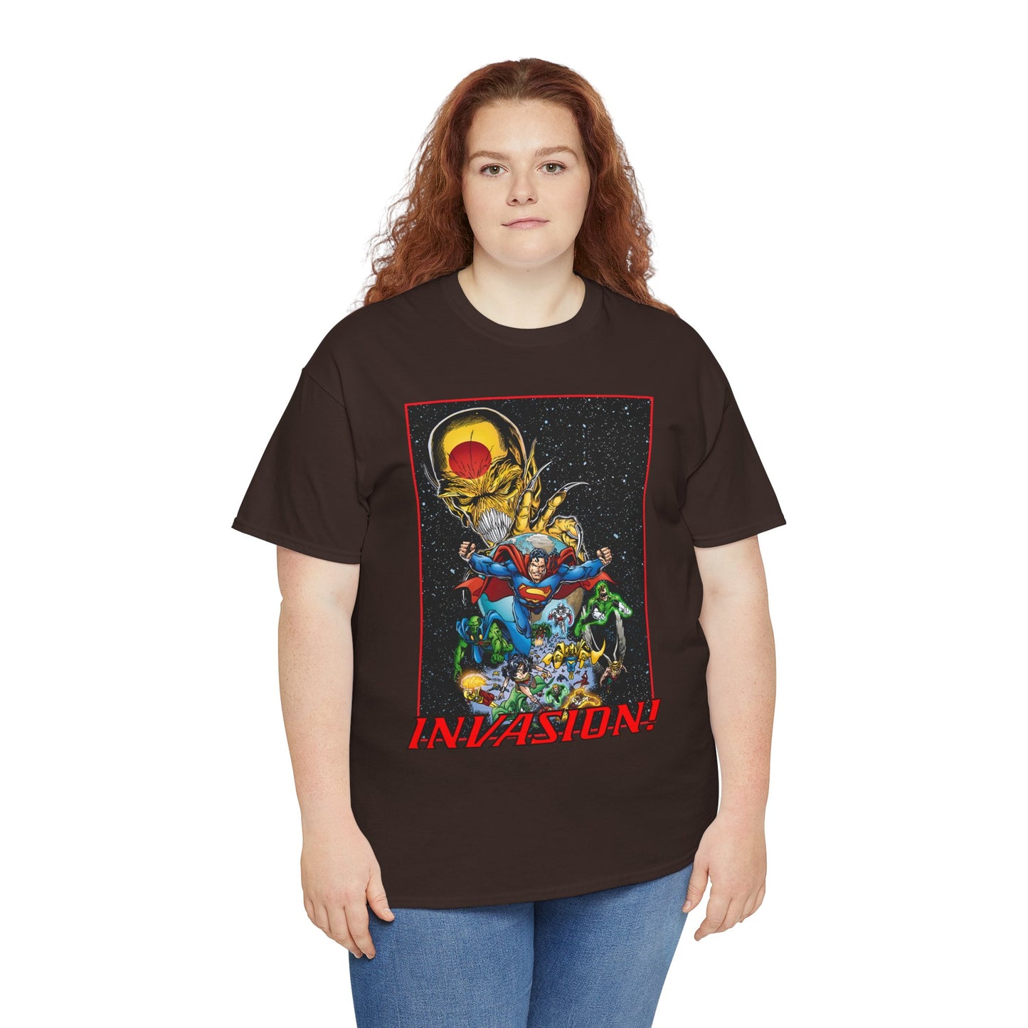 Invasion T-Shirt - Bart Sears Art - DC Comics
